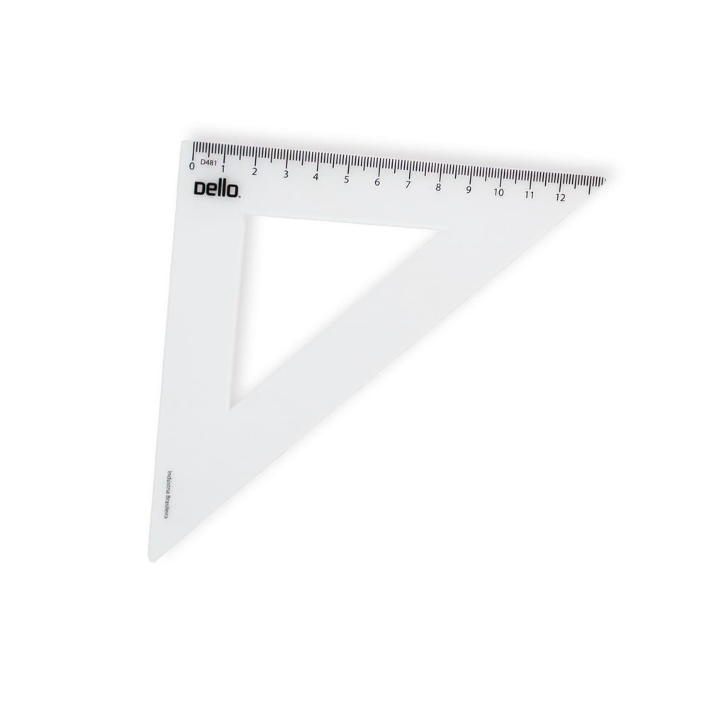 Esquadro 45 Graus 21cm Flexível