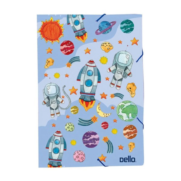 Encontraproduto.com.br - Pasta Aba Elástica Ofício Mundo da Lua Dello