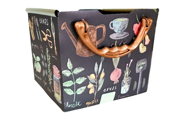 Encontraproduto.com.br - Cesto Organizador Tam. M  Protea Dello Herbal
