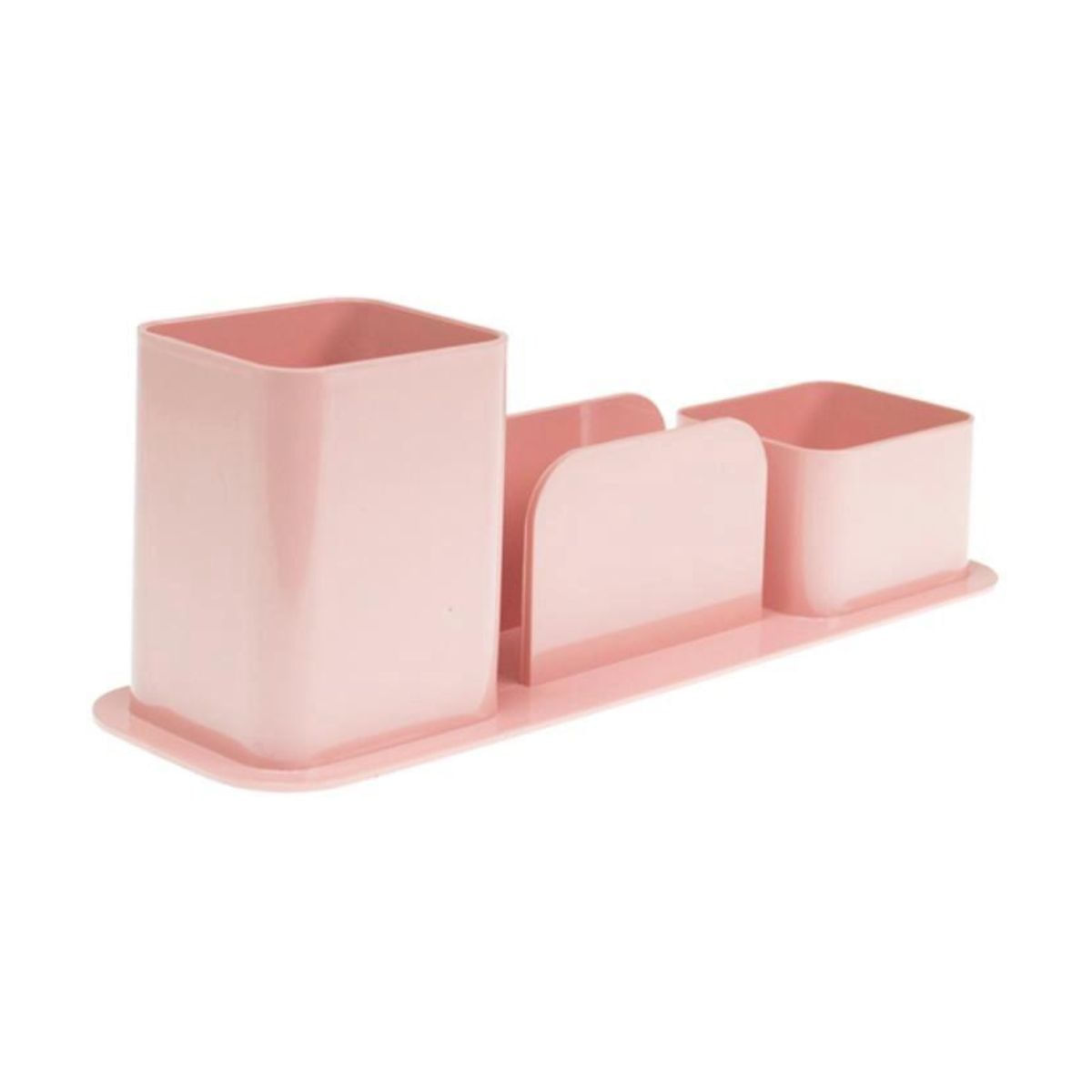 Encontraproduto.com.br - Porta Canetas, Clips E Lembrete Injetado Em Poliestireno. Excelente Para Acomodar Objetos Espalhados Em Cima Da Mesacor: Rosa.dimensÃµes: 240 X 70 X 80 Mm.peso: 0126 Kg