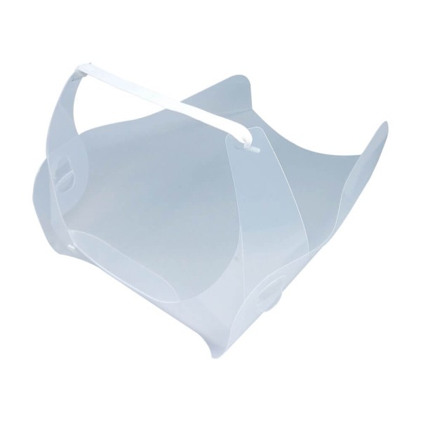 Encontraproduto.com.br - Protetor Facial Dello com Visor Incolor 25CM