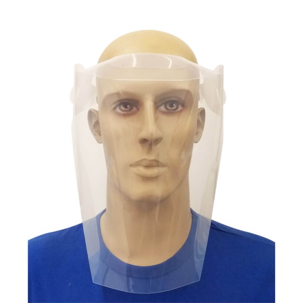 Encontraproduto.com.br - Protetor Facial Dello com Visor Incolor 25CM