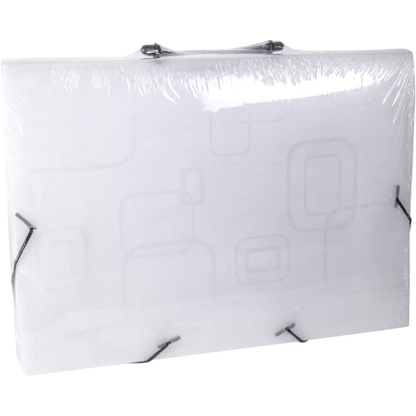 Encontraproduto.com.br - Maleta Oficio Polidello Cristal Com Fecho E Alça Dello