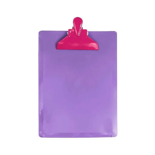Encontraproduto.com.br - Prancheta 1/2 Oficio Full Color Roxo - Delo