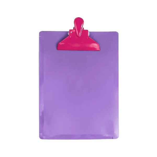 Encontraproduto.com.br - Prancheta 1/2 Oficio Full Color Roxo - Delo