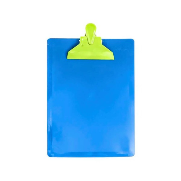 Encontraproduto.com.br - Prancheta Ofício Full Color Azul - Dello