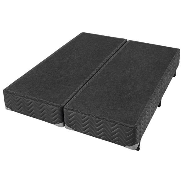 Encontraproduto.com.br - Conjunto Box Super King Molas Ensacadas Americanflex Duo Black Gel III 193x203x65cm
