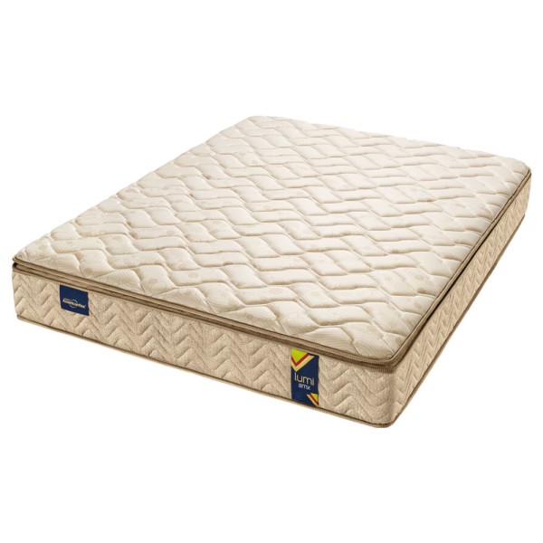 Encontraproduto.com.br - Conjunto Box Queen Molas Ensacadas Americanflex Lumi Amx 158x198x68cm