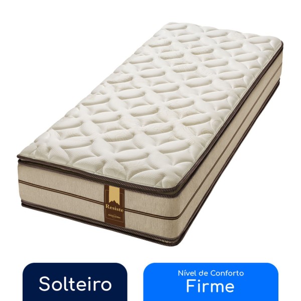 Encontraproduto.com.br - Colchão Solteiro Molas Ensacadas Americanflex Resiste Plus Double Face II 100x200x34cm