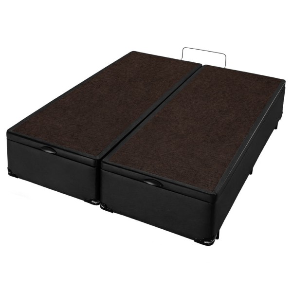 Encontraproduto.com.br - Conjunto Box Baú Super King Espuma D45 Americanflex Pro Coluna II 193x203x57cm