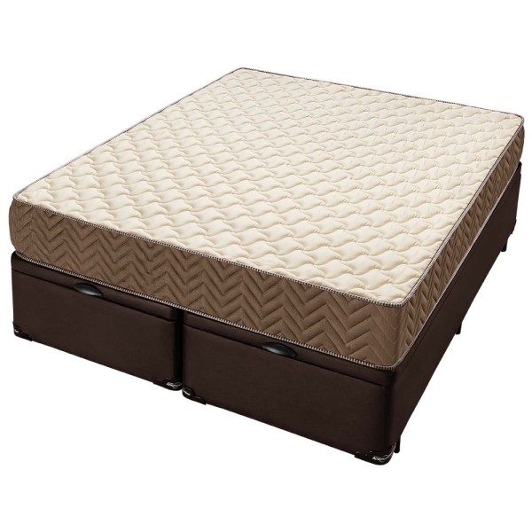 Encontraproduto.com.br - Conjunto Box Baú Super King Espuma D45 Americanflex Pro Coluna II 193x203x57cm
