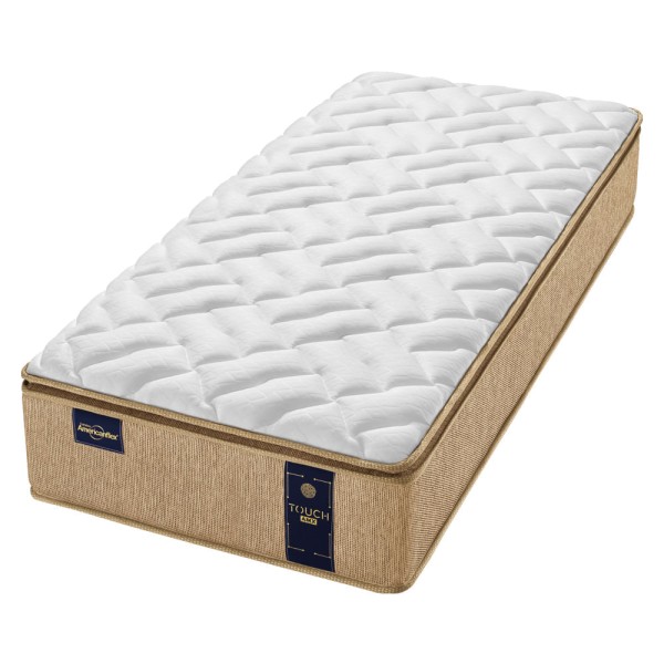 Encontraproduto.com.br - Colchão Solteiro Molas Ensacadas Americanflex Touch Amx 88x188x34cm