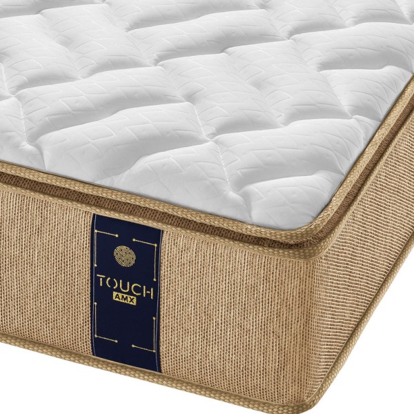 Encontraproduto.com.br - Colchão Solteiro Molas Ensacadas Americanflex Touch Amx 88x188x34cm