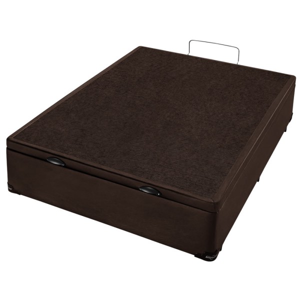 Encontraproduto.com.br - Conjunto Box Baú Casal Espuma D33 Americanflex Pro Coluna II Com Pillow 138x188x64cm