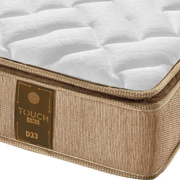 Encontraproduto.com.br - Colchão Solteiro Espuma D33 Americanflex Touch Amx 100x200x30cm