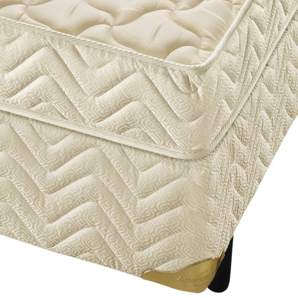 Encontraproduto.com.br - Conjunto Box Solteiro Espuma D33 Americanflex Clinoflex 78x188x56cm