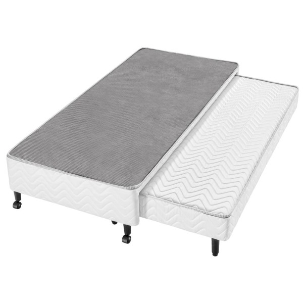 Encontraproduto.com.br - Box com Auxiliar Solteiro Molas TriPower Americanflex 88x188x40cm