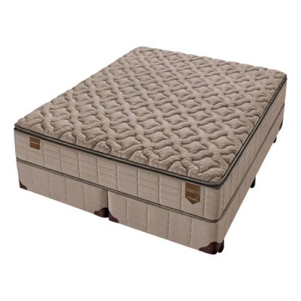 Encontraproduto.com.br - Conjunto Box Queen Molas Ensacadas Americanflex Virtus 158x198x70cm