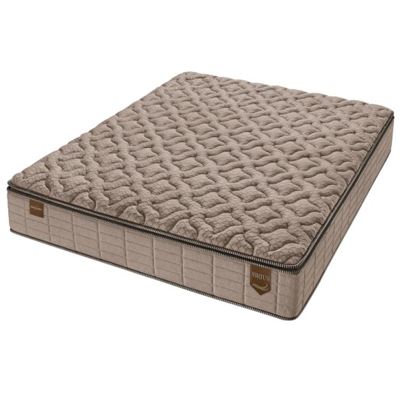 Encontraproduto.com.br - Conjunto Box Queen Molas Ensacadas Americanflex Virtus 158x198x70cm