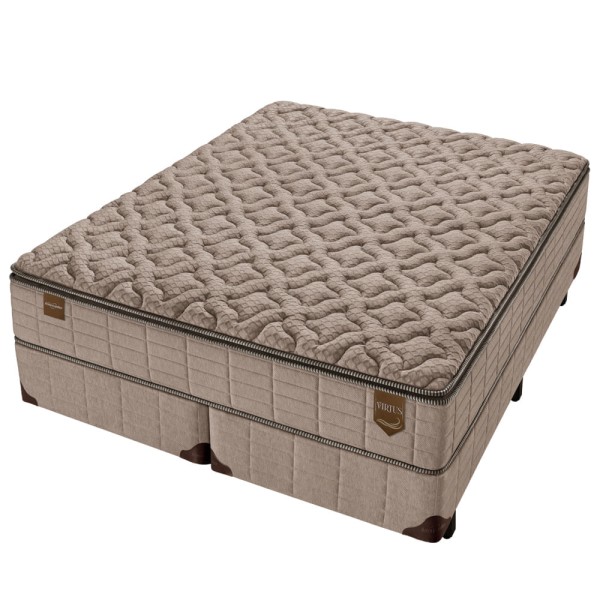 Encontraproduto.com.br - Conjunto Box Queen Molas Ensacadas Americanflex Virtus 158x198x70cm