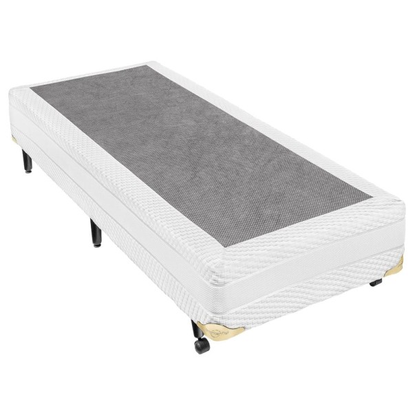 Encontraproduto.com.br - Conjunto Box Solteiro Molas Ensacadas Americanflex Spring Up Látex 100x200x71cm