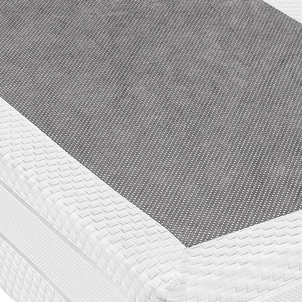 Encontraproduto.com.br - Conjunto Box Solteiro Molas Ensacadas Americanflex Spring Up Látex 100x200x71cm