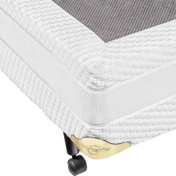 Encontraproduto.com.br - Conjunto Box Super King Molas Ensacadas Americanflex Spring Up Látex 193x203x71cm