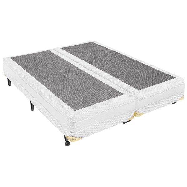 Encontraproduto.com.br - Conjunto Box Super King Molas Ensacadas Americanflex Spring Up Látex 193x203x71cm