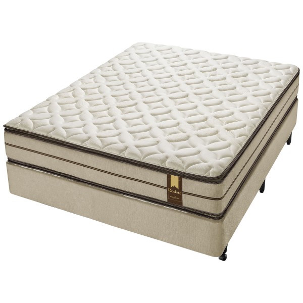 Encontraproduto.com.br - Conjunto Box Casal Molas Ensacadas Americanflex Resiste Plus Double Face II 138x188x72cm