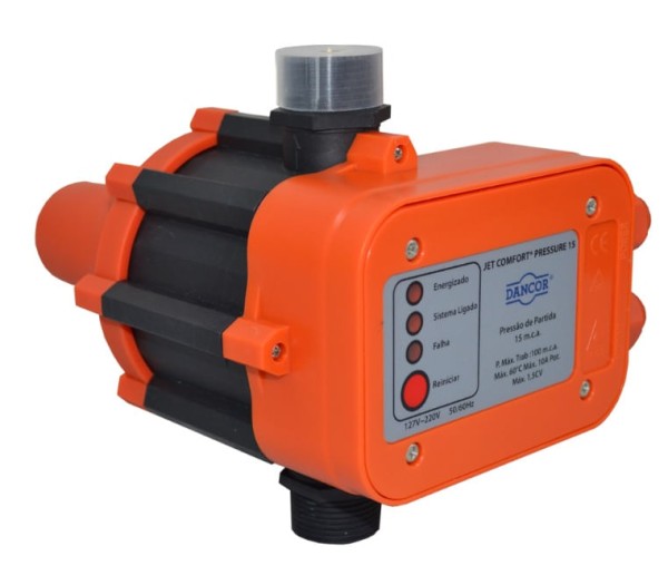 Jet Comfort Pressure-22 50/60hz 127/220V  Laranja/Preto Dancor