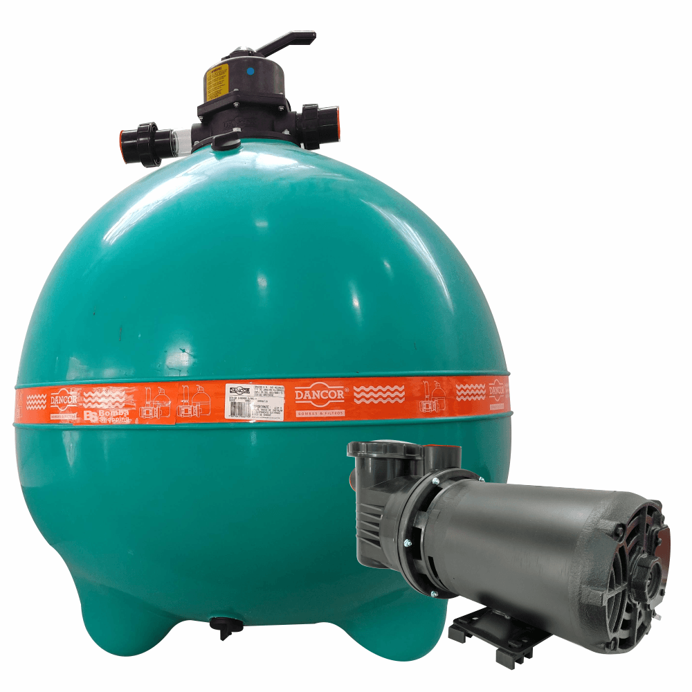 Encontraproduto.com.br - Conjunto Dancor DFR-30 1,5CV Trifásico Piscina até 135.200L