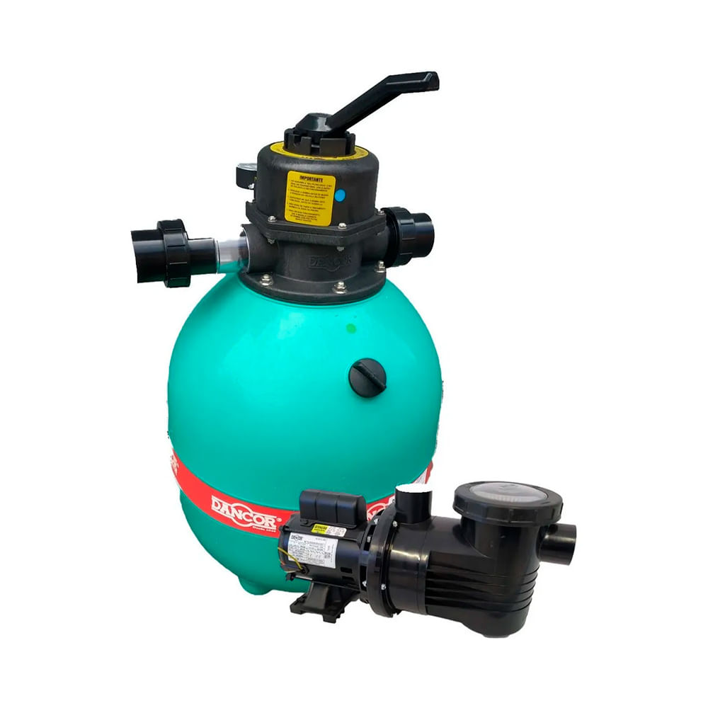 Encontraproduto.com.br - Filtro com Bomba Dancor para Piscina DFR 30/18 Motor 2CV
