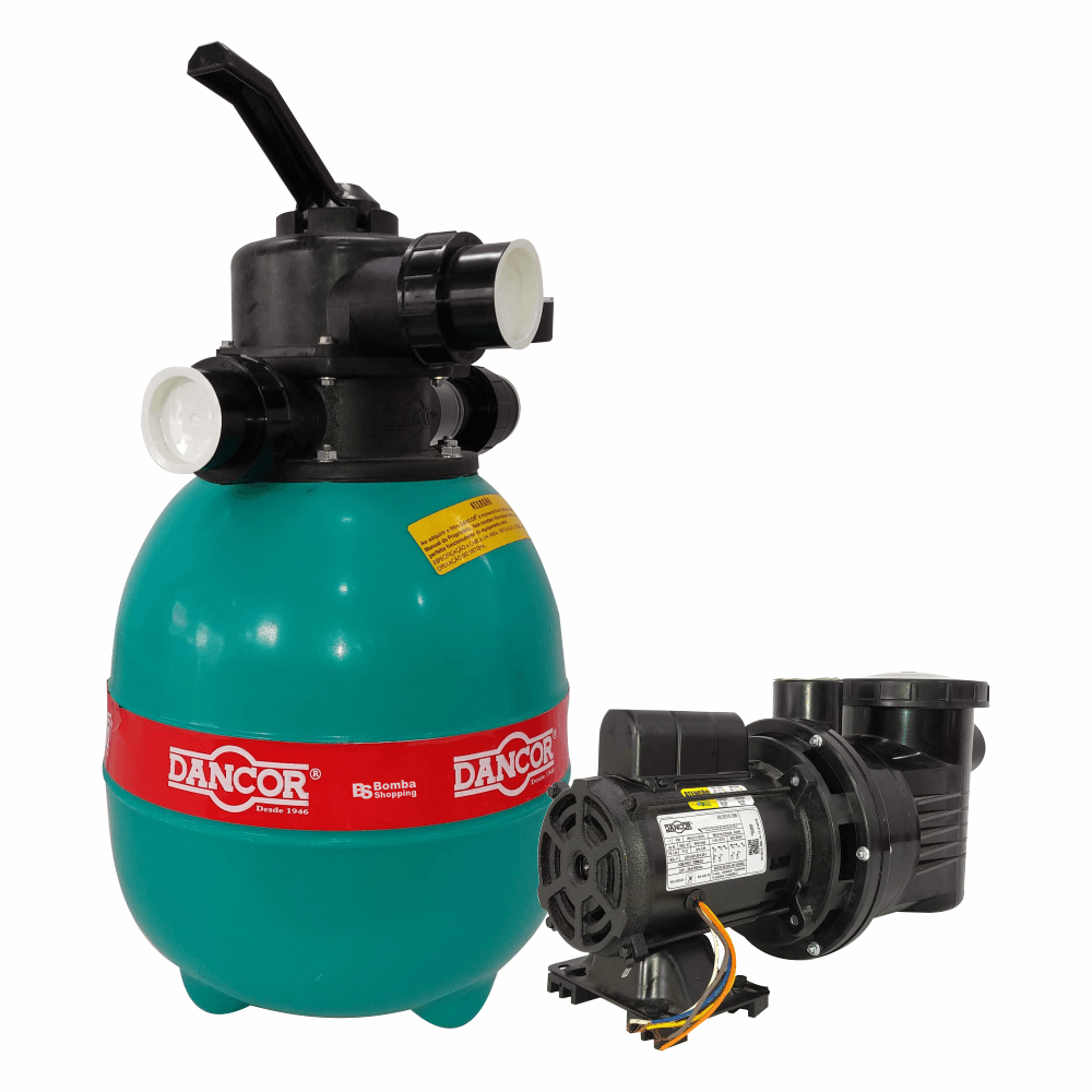 Encontraproduto.com.br - Conjunto Dancor DFR-11 1/4CV Monofásico Piscina até 17.600L