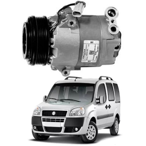 Encontraproduto.com.br - Compressor Delphi Chevrolet Corsa/Meriva / Fiat Stilo/Strada