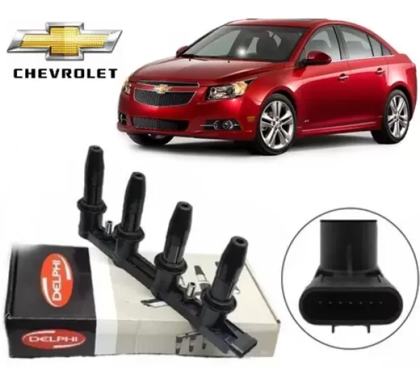 Encontraproduto.com.br - Bobina Ignicao Cruze 1.8 2014 2015 Original Delphi Gn10234