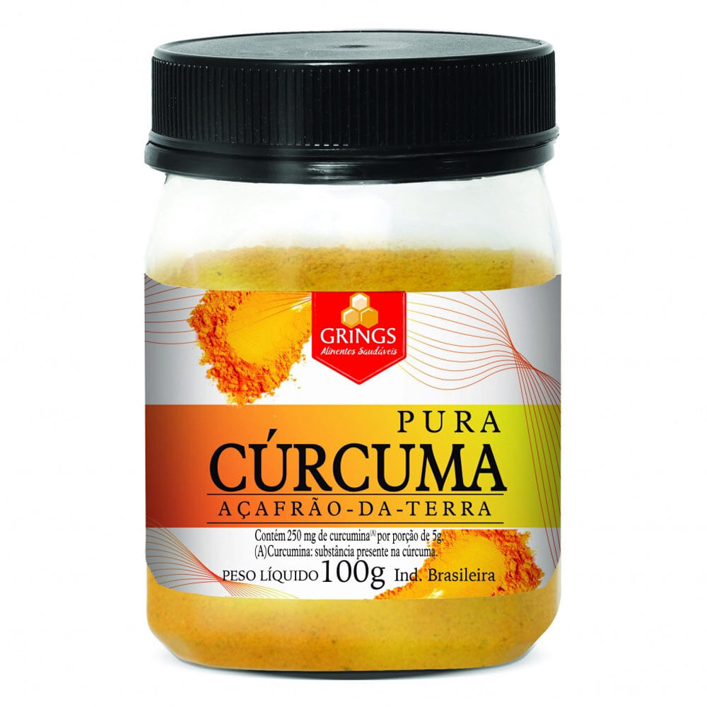 Cúrcuma em Pó 100g - Grings