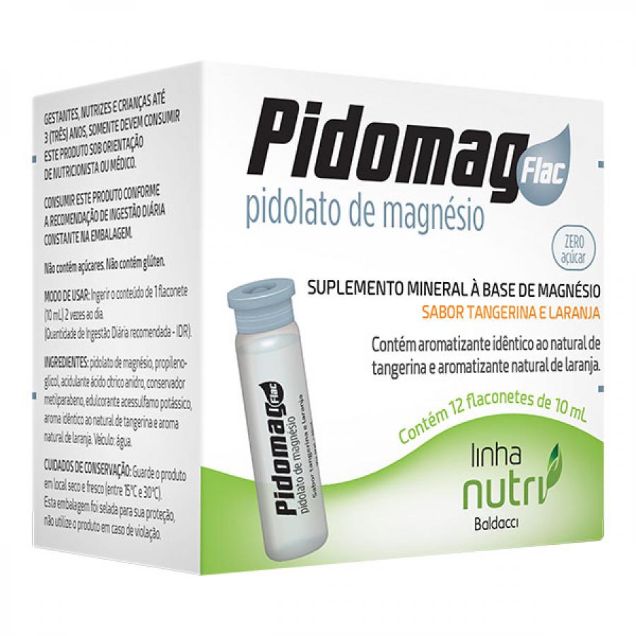 Encontraproduto.com.br - Suplemento Vitamínico Pidomag Baldacci 12 Flaconetes