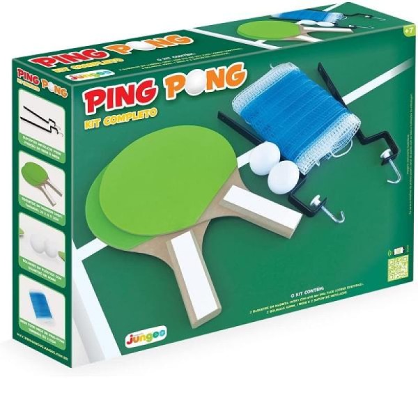 Encontraproduto.com.br - Kit Ping Pong Junges Tenis de Mesa