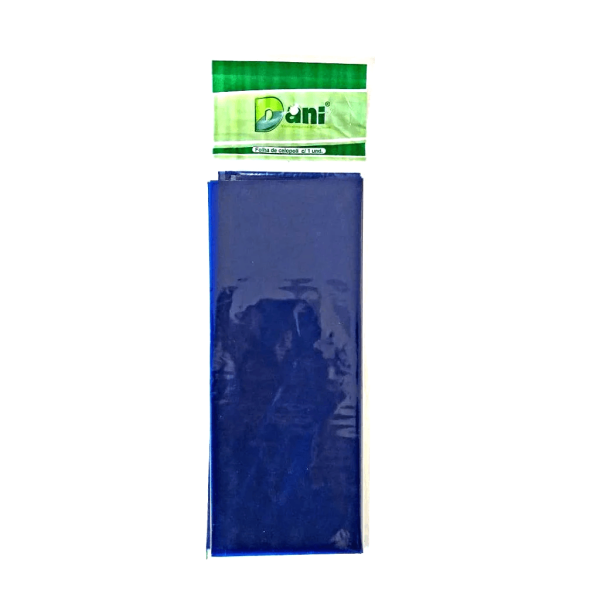 PAPEL POLYCOR 80X100 TRANSP AZUL ESCURO