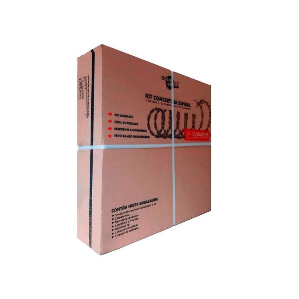 Encontraproduto.com.br - Kit protetor perimetral galvanizado 30cm 5 metros Calhaforte