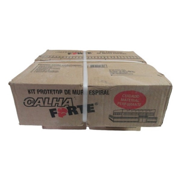 Encontraproduto.com.br - Kit protetor perimetral galvanizado 30cm 5 metros Calhaforte