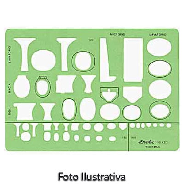 Gabarito Sanitários Ref.4373 Trident
