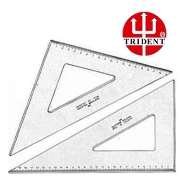 ESQUADRO ACRILICO C/GRAD 1528 45 28CM