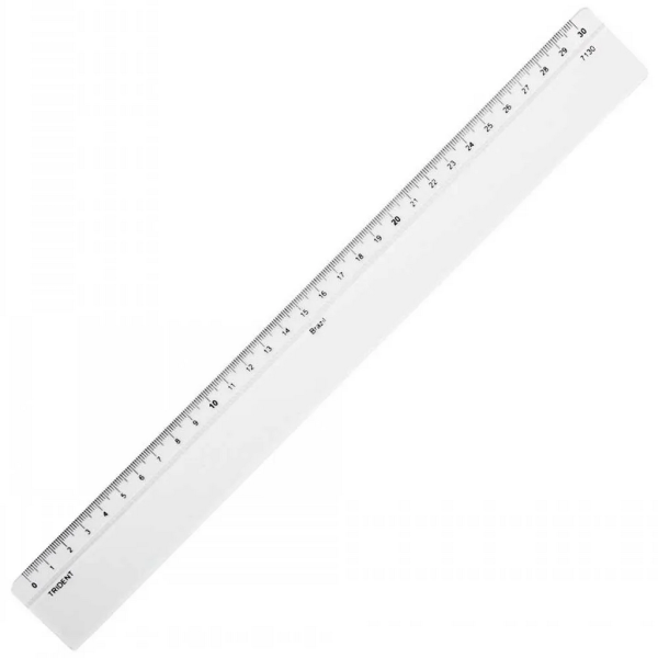 REGUA ACRILICO LEGITIMO USINADAS 7340 40CM