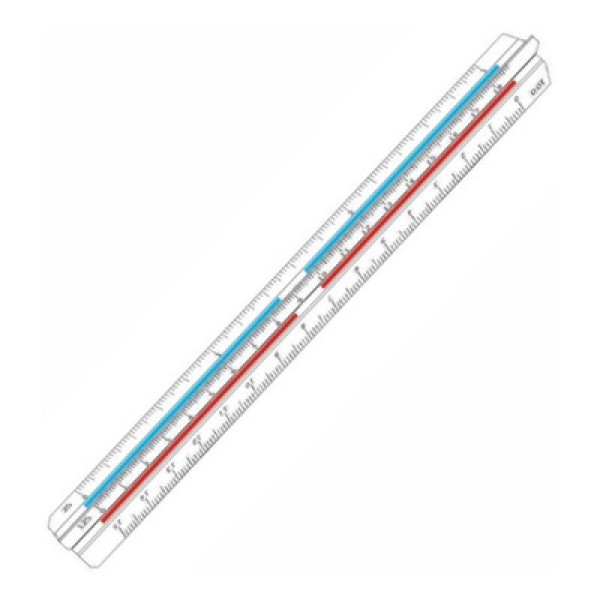 Escalímetro Triangular 15 cm Ref.ME15 Trident