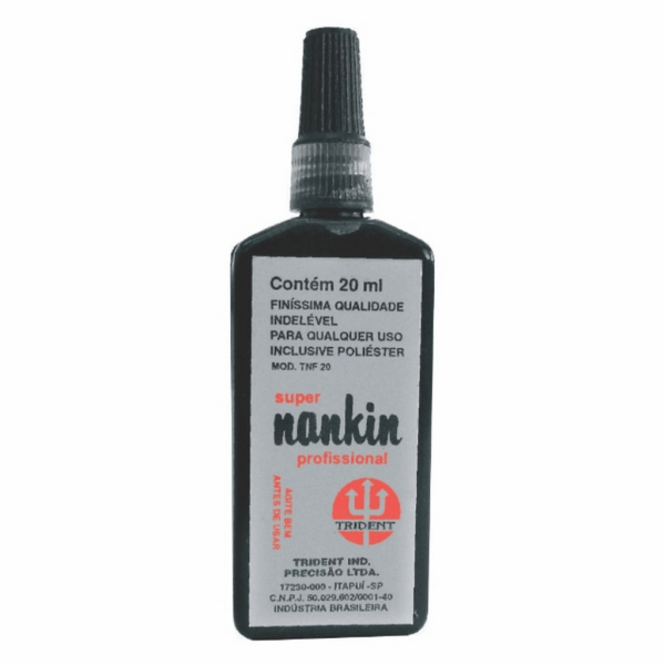Encontraproduto.com.br - Tinta Nankin Preto 20 ml Ref.TNF-20 Trident