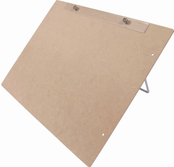 Encontraproduto.com.br - Pranchetinha Portátil Mdf A-3 Com Suporte Ref.48-A3MAS Trident