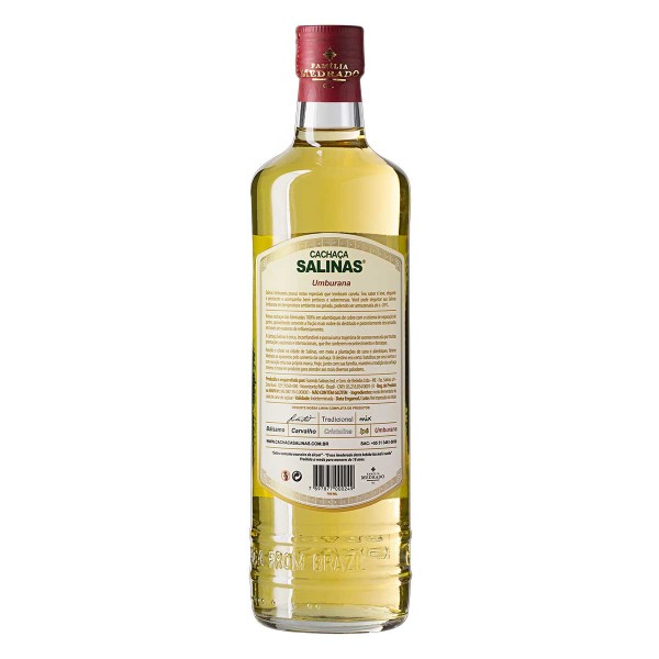 Encontraproduto.com.br - Cachaça Umburana Salinas Garrafa 700ml