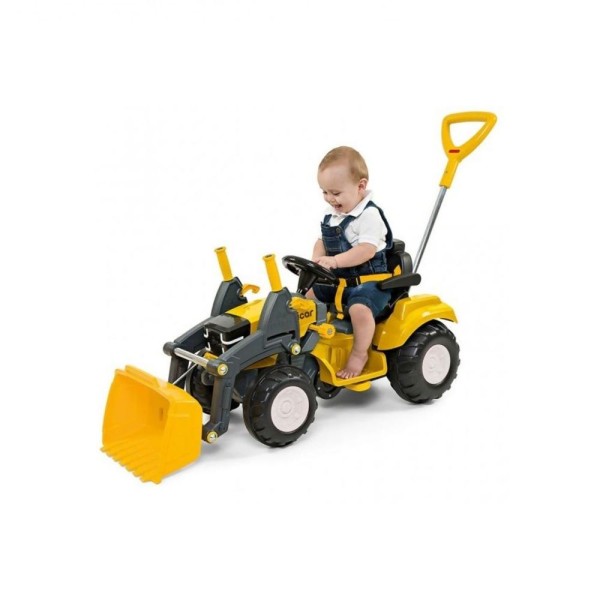 Encontraproduto.com.br - Politractor Passeio Com Concha Amarelo Poliplac