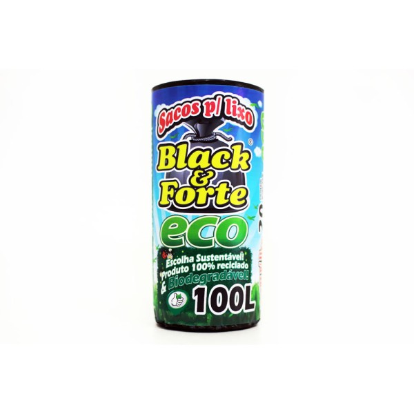 Encontraproduto.com.br - Saco Lixo Black Fort Oxi-Biodegradavel 100L Com 20